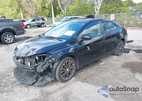 2014 Toyota Corolla S Plus z USA, uszkodzony, nr VIN 2T1BURHE3EC105016